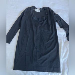 COS black long sleeve dress